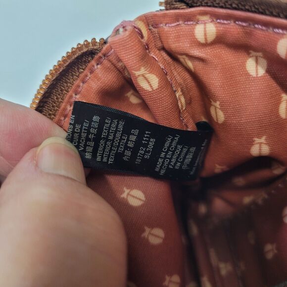 Fossil Key-Per Poppy Floral Wristlet Zip Purse Credit Cards Travel NWOT - Picture 6 of 6